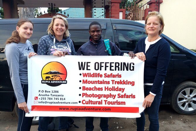 13 Days Adventure in Tanzania - Trekking and Wildlife Safari - Small group feel: pickup, mobile tickets, and Rupia Adventure service