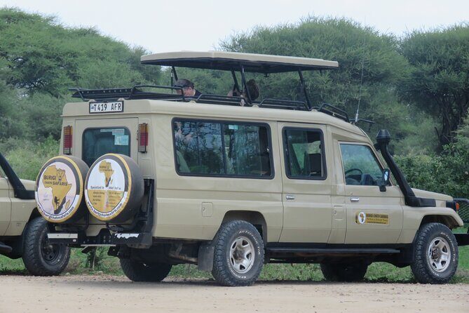 3 Days Tanzania group join safari - Serengeti & Ngorongoro crater - The 4x4 Land Cruiser With Pop-Top Roof: Small Gear Choice, Big Viewing Difference
