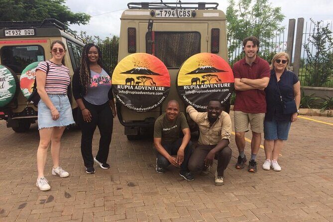 5 Days Private Safari- Tarangire, Serengeti, Ngorongoro & Manyara - Manyara National Park on the return to Arusha: tree-climbing lions and flamingo color