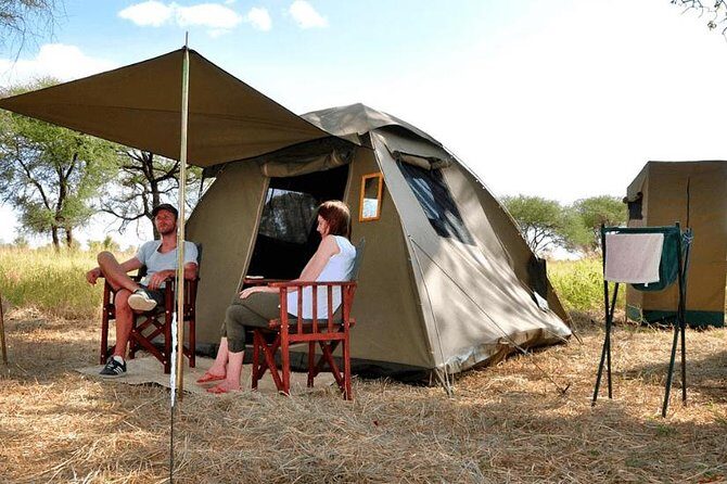 6 Days Budget Tanzania Camping Safari - Arusha to Tarangire: picnic lunch and big-elephant country