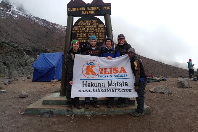 6 days Machame route climbing Mt.Kilimanjaro - Day 6 finish: celebration, certificates, Mweka Gate, and Moshi showers
