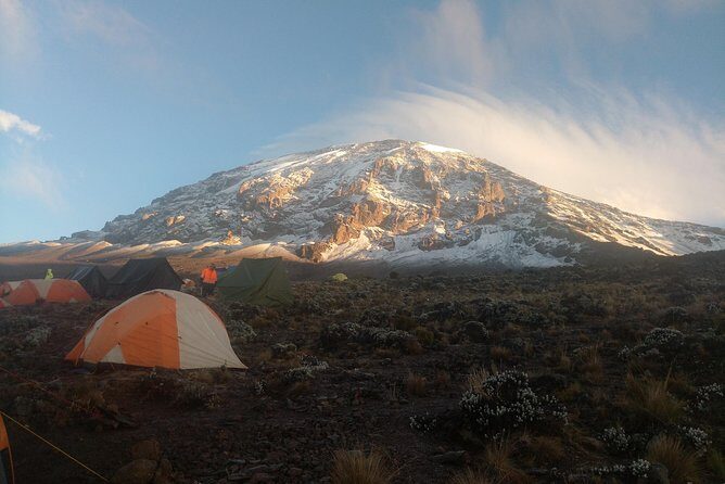 8 days Lemosho route Climbing Mt. Kilimanjaro - Day 5: The Great Barranco Wall to Karanga Camp