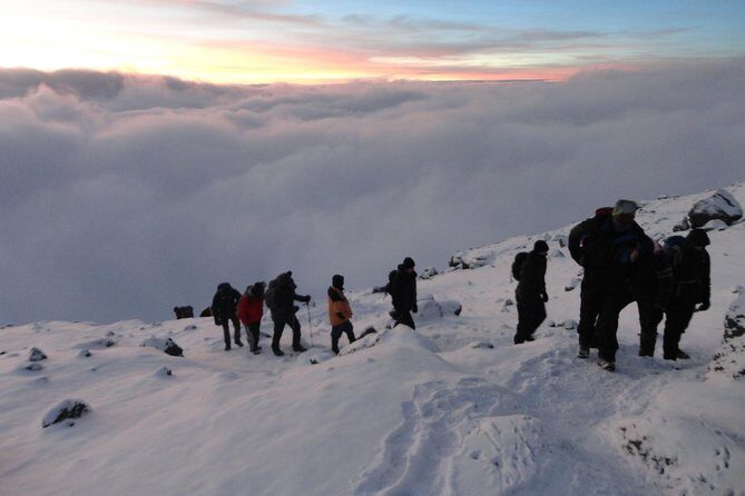 Climb Kilimanjaro 8-Day Lemosho Route with Stunning Scenic Views - Day 7: Uhuru Peak by Sunrise, Then Down to Mweka (4,673m–5,895m, 12–14 hours)