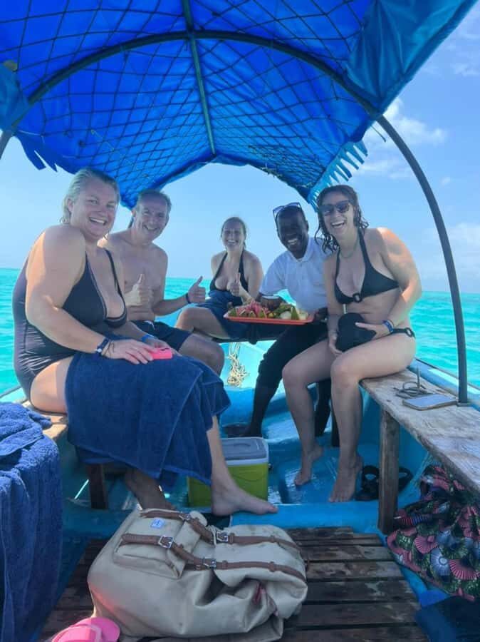 FROM KENDWA; Mnemba snorkelling and Dolphin tour - The dhow/boat ride segment: the part that sets the mood