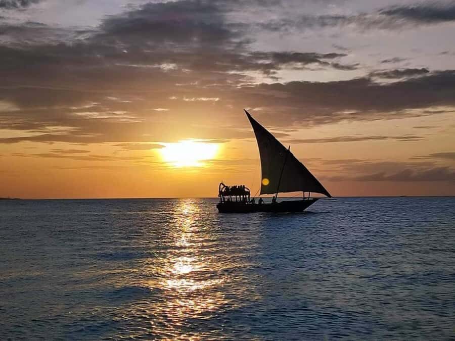 FROM NUNGWI; SUNSET DHOW CRUISE EXPERIENCE - The Cruise Route: What You’ll See Along North Zanzibar