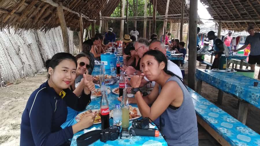 From Stone Town: Sandbank picnic with sea food BBQ Lunch - From Stone Town to Fumba: your smooth start point