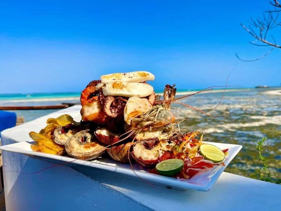 Jozani Monkey Tour, Kuza Cave Tour, Paje Beach, The Rock - Salaam Cave turtle swimming over Kizimkazi Beach