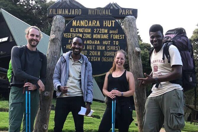 Kilimanjaro 1 Day Hike - Mandara Hut: lunch break with mountain payoff