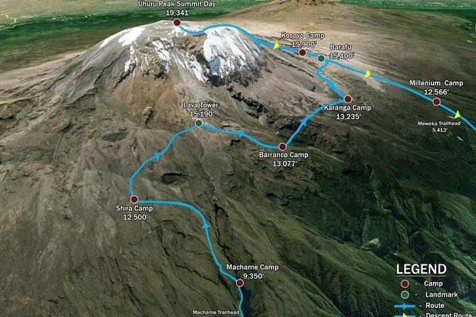 KILIMANJARO MACHAME ROUTE, (Climb 7days) - Day 1 to Day 2: Forest to Heath Zone and the Art of Going Slow