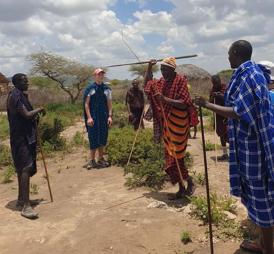 Maasai Boma Cultural Experience (maasai village tour) - Walking the compound: daily tasks that explain how life works