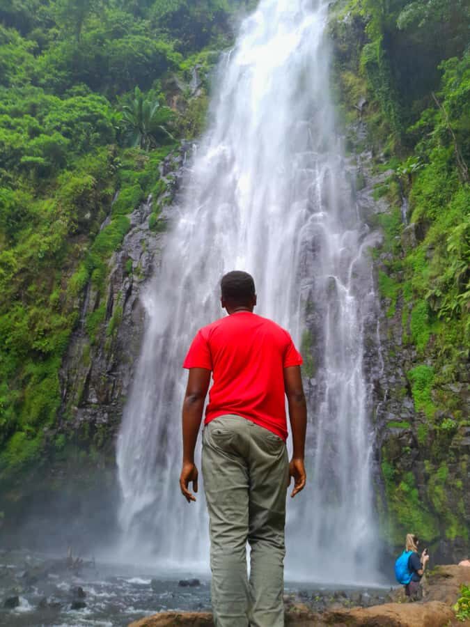Materuni Waterfall-Extra Coffee Tour and/or Chemka Hotspring - Materuni Waterfall: best time to swim, best reason to wear real shoes