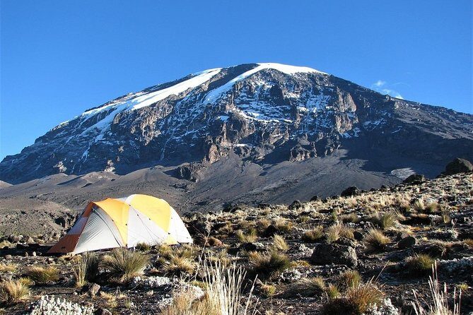 Mount Kilimanjaro 7 Days - Machame Route - Day 3: Lava Tower and the Barranco Camp acclimatization setup
