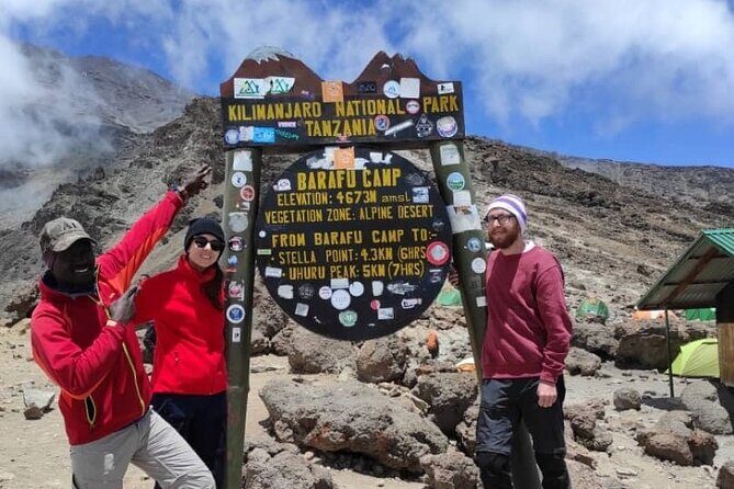 Mount Kilimanjaro - Machame route - Day 4: Barranco Wall to Karanga Valley Camp (3950m to 4040m)
