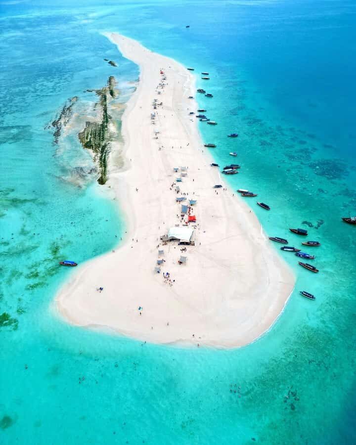 Prison island and nakupenda beach sandbank - Nakupenda Beach Nature Reserve: sandbank time and snorkel-ready water