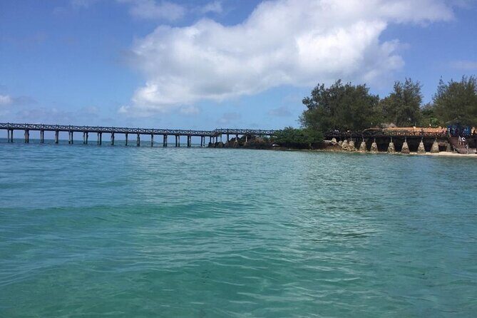 Prison Island and Nakupenda Private tour - Full day + Seafood Buffet - The switch to Nakupenda Sandbank: calm water and a beach setup