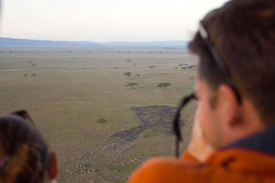 Serengeti National Park: Balloon Safari at Dawn - The one-hour flight: Wind-driven routes and wildlife from above