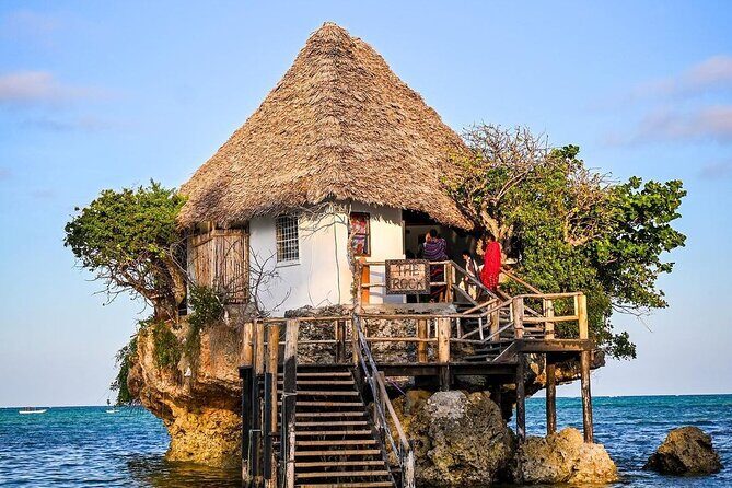 Starfish Adventure; The Rock Restaurant; Kuza Cave, Salaam Cave - Salaam Cave Aquarium: swimming with sea turtles in calm water