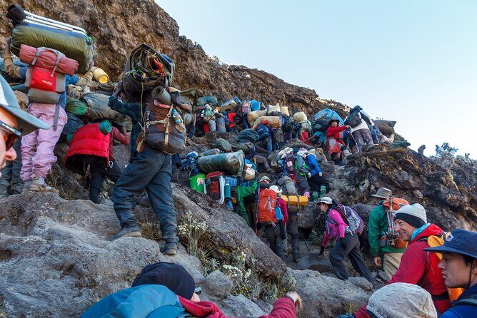 The best 6-Days Kilimanjaro hiking (Machame route)whiskey route - Day 3: Approaching Kibo, then Barranco Valley camp (3,950m)