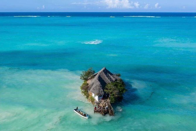 The Rock Restaurant by Speed Boat - From Zanzibar dock to The Rock Restaurant: the basic flow