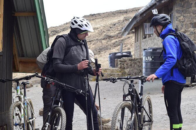 Top 6 Days Mt. Kilimanjaro Bike trek Tour by Marangu-Kilema Route - Day 3: The rocky first 3km, the Saddle, then the hard slog toward Kibo