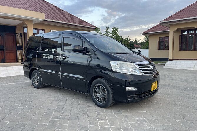 Transport Dar es Salaam Airport Port, Ferry or Train to Hotel - The Toyota Alphard Ride: Room, Comfort, and Group-Friendly Layout