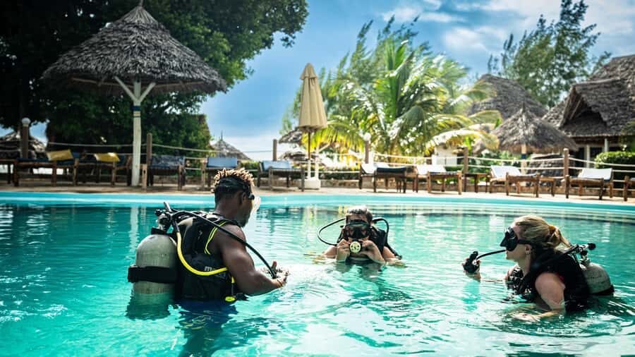 Zanzibar 1 Day Scuba Diving Course for Beginners with Lunch - Lunch Break, Fresh Fruit, and Staying Comfortable Between Sessions