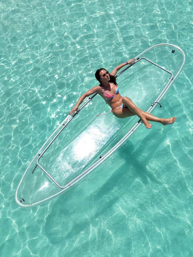 Zanzibar Clear Kayak & Drone Photoshoot with Pickup Includes - Why a Glass Kayak Plus Drone Is Actually Good Value