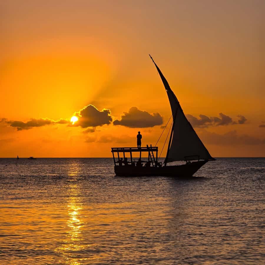 Zanzibar: Nungwi and Kendwa Sunset Dhow Cruise - Boarding the Traditional Dhow: Waters, Music, and Drinks