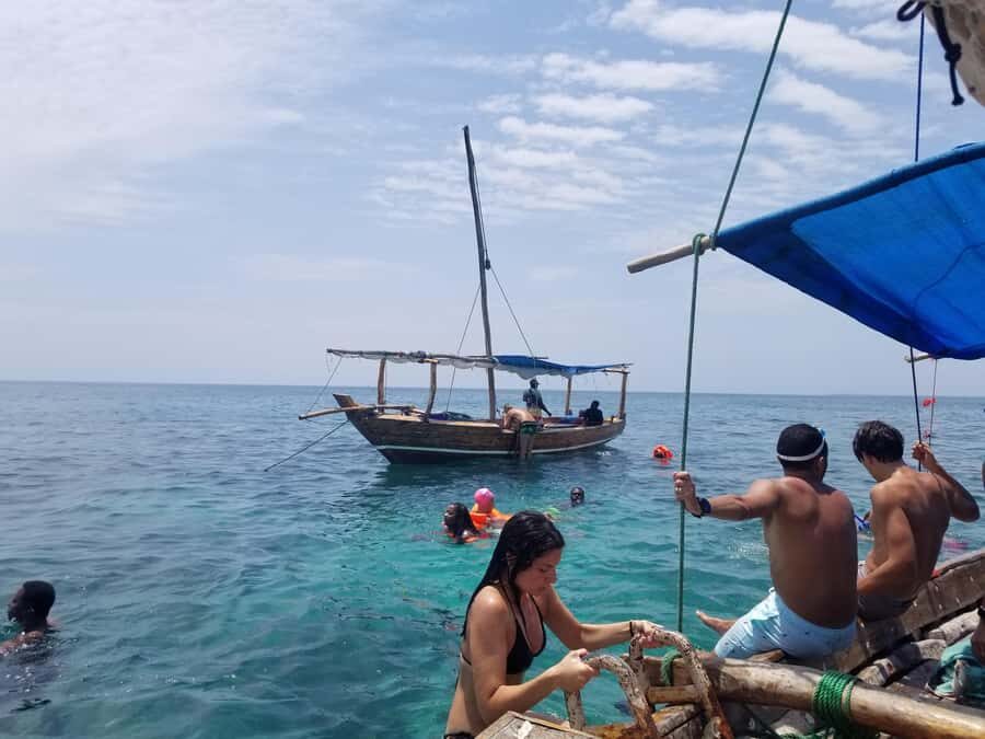 Zanzibar: Safari Blue Day Tour Snorkeling With BBQ Lunch - The sandbank stop: swimming without the hurry