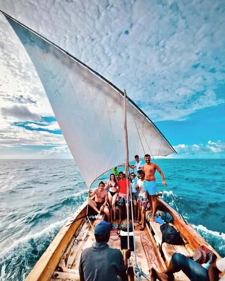 Zanzibar: Safari blue tour - Pickup in Zanzibar and the wooden-boat start (with names-on-paper ease)