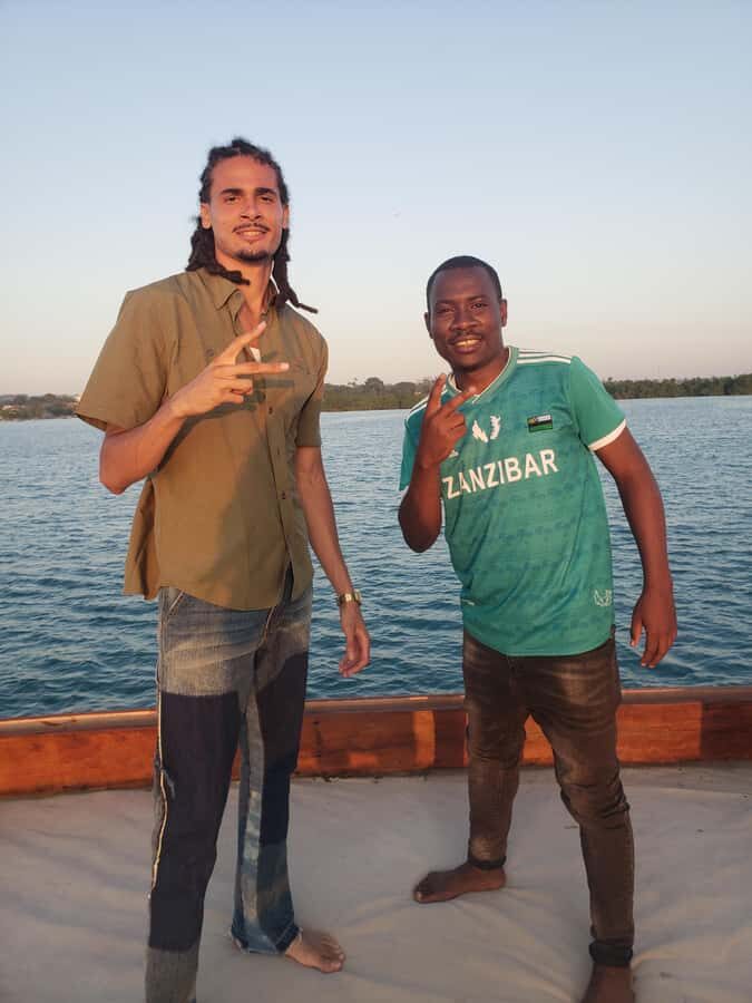 Zanzibar: Sunset Dhow Cruise in Stone town - Live Traditional Music on Board (Including a Violin)